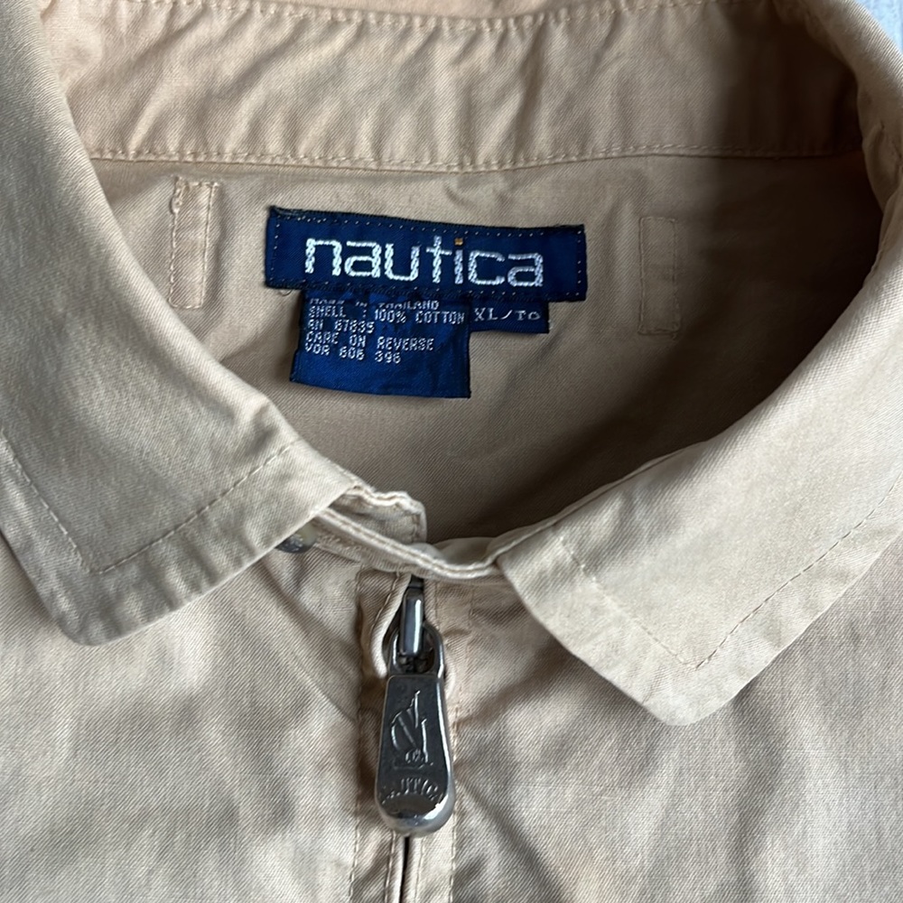 Nautica Golf Jacket Wind Breaker Zipper 2 Pockets‎  XL